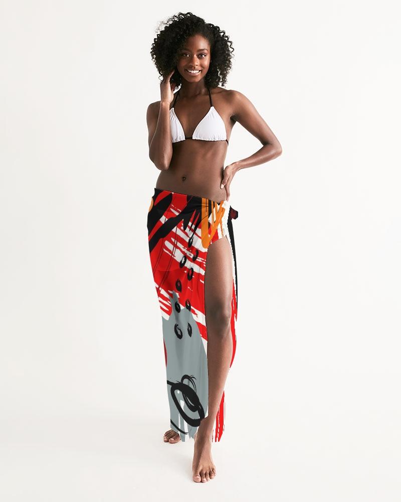 Sheer Sarong Swimsuit Cover Up Wrap / Circular Multicolor