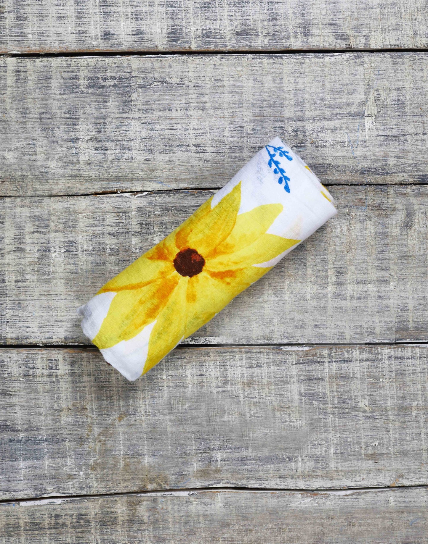 ORGANIC SWADDLE - SUNFLOWER