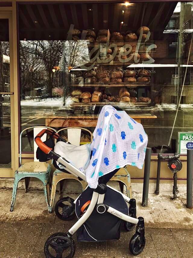 ORGANIC SWADDLE - HAMSA