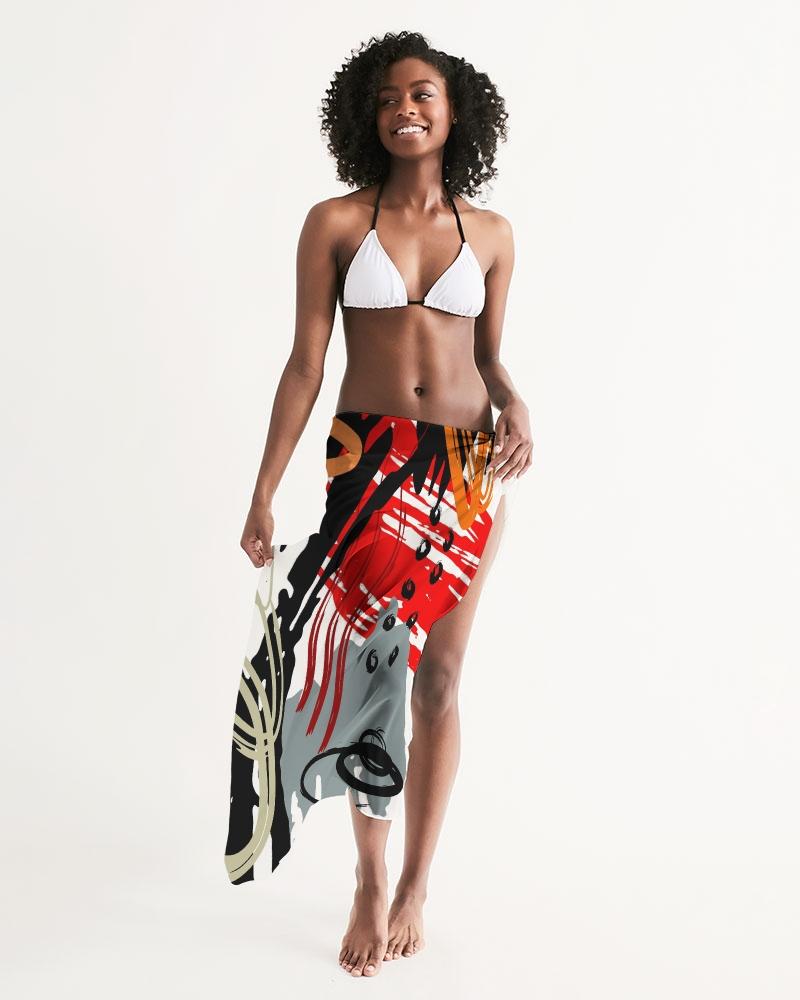 Sheer Sarong Swimsuit Cover Up Wrap / Circular Multicolor