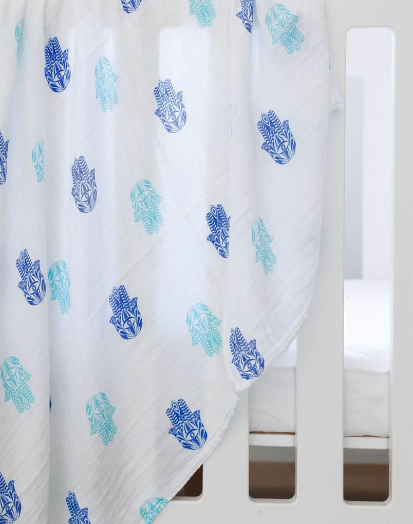 ORGANIC SWADDLE - HAMSA